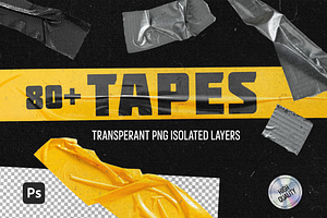 Tapes pack HQ 80+ items