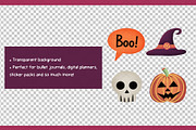 Basic Witch Halloween Clipart Set, an Object Graphic by Drafts n Doodles (Thumbnail 3 of 3)