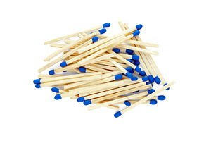 Pile of matches isolated with shadow, an Industrial Photo by BOOCYS
