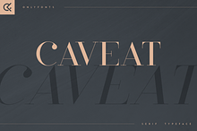 Caveat - Luxury Serif Typeface