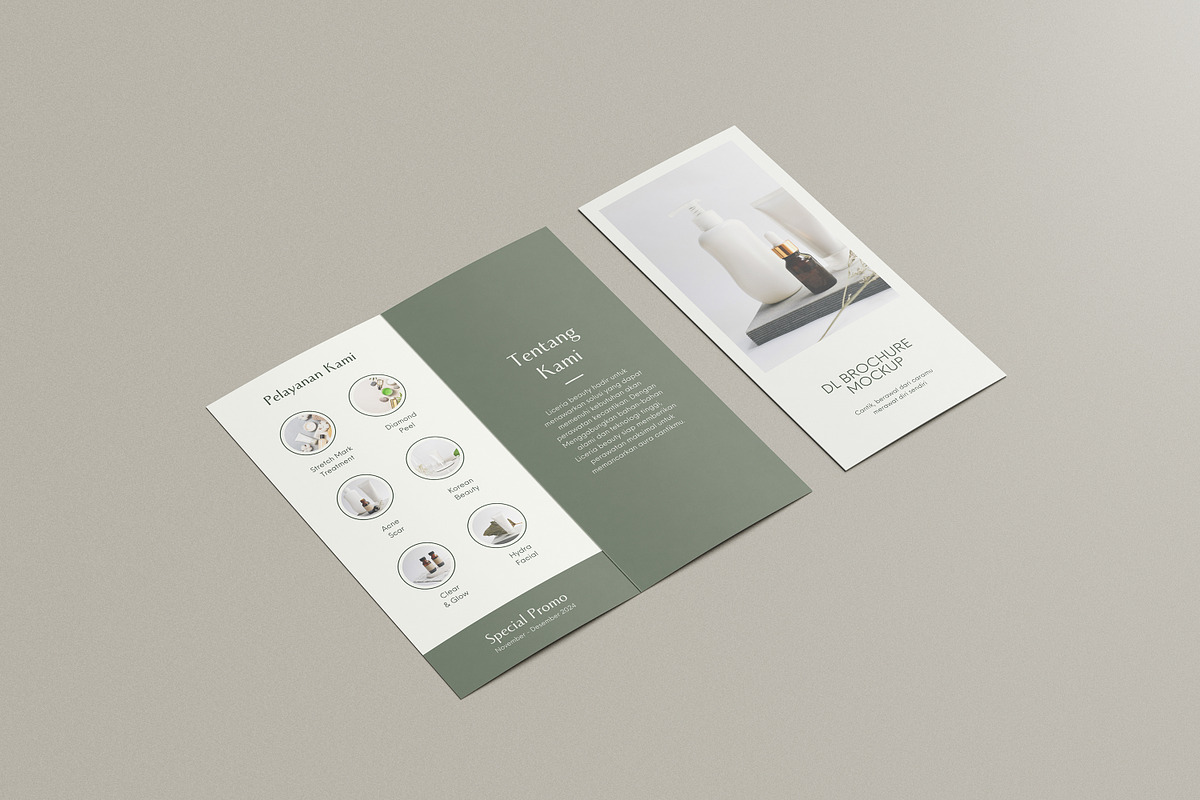 Bifold DL Flyer Mockup, a Print Template by simuradi (Photo 6 of 9)