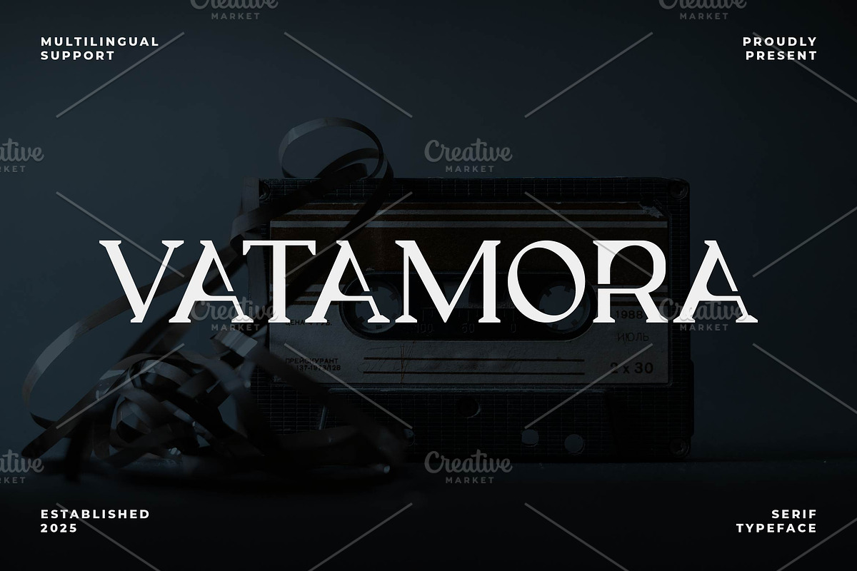 Vatamora Luxury Serif Font, a Serif Font by Artiveko (Photo 1 of 8)