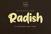 Radish, a Sans Serif Font by twinstd (Thumbnail 1 of 12)
