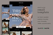 Black Friday Email Template- Klaviyo, an Email Template by Edit & Go Templates (Thumbnail 1 of 3)