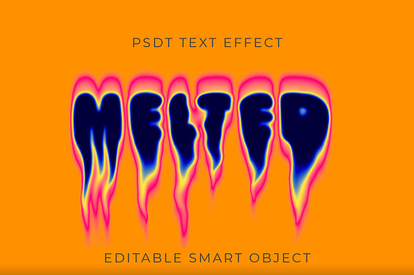 Toxic Melt Text Effect preview 2