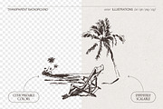 Summer Vacation Beach Collection, a Seasonal Illustration by TheMountBirdStudio (Thumbnail 2 of 21)