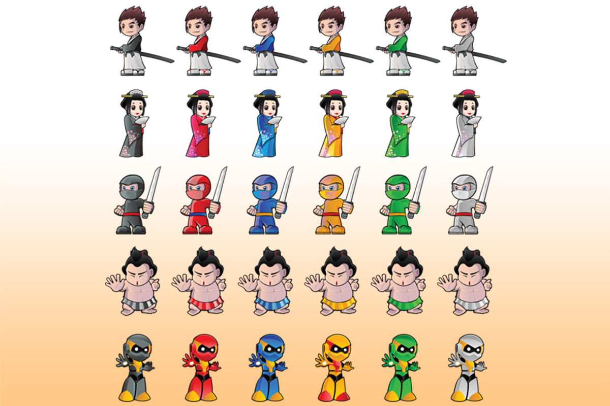 Japanese Character Mascot, an Illustration by erkoudesign (Photo 2 of 2)