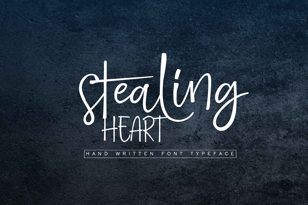 STEALING HEART Script, a Script Font by Olexstudio (Photo 1 of 8)