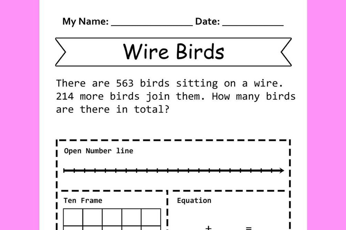 Summer Addition Word Problem, an Education Illustration by Sourcedigi (Photo 3 of 4)