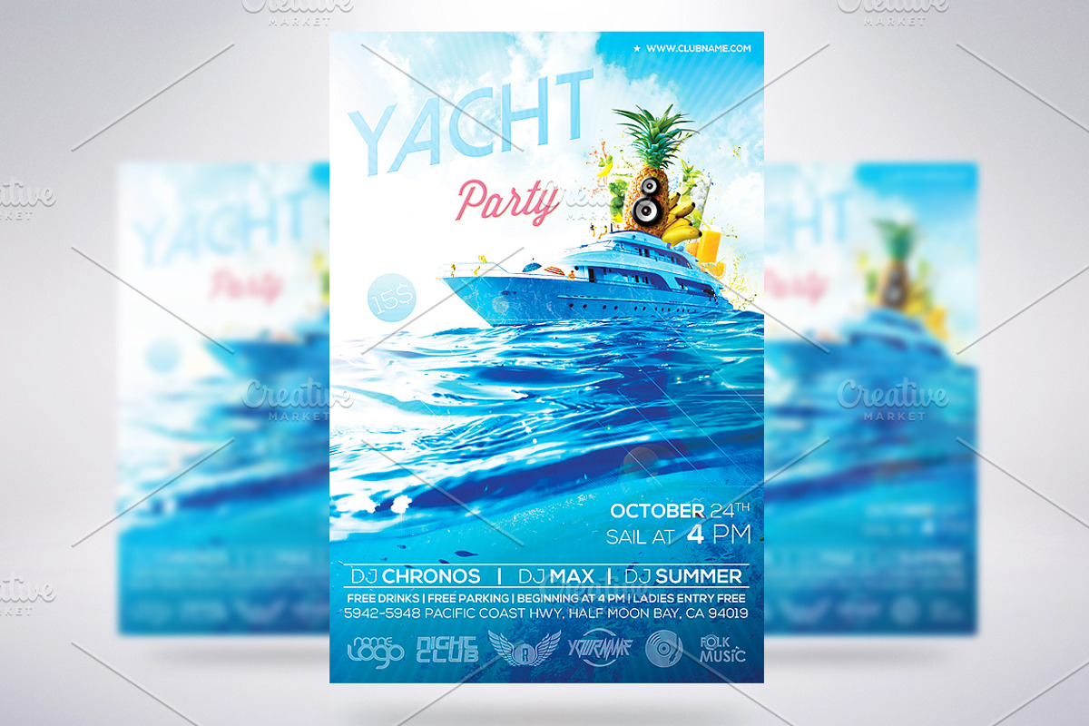 Summer Party Flyers Bundle, a Flyer Template by CREATIVE DUDE (Photo 17 of 18)