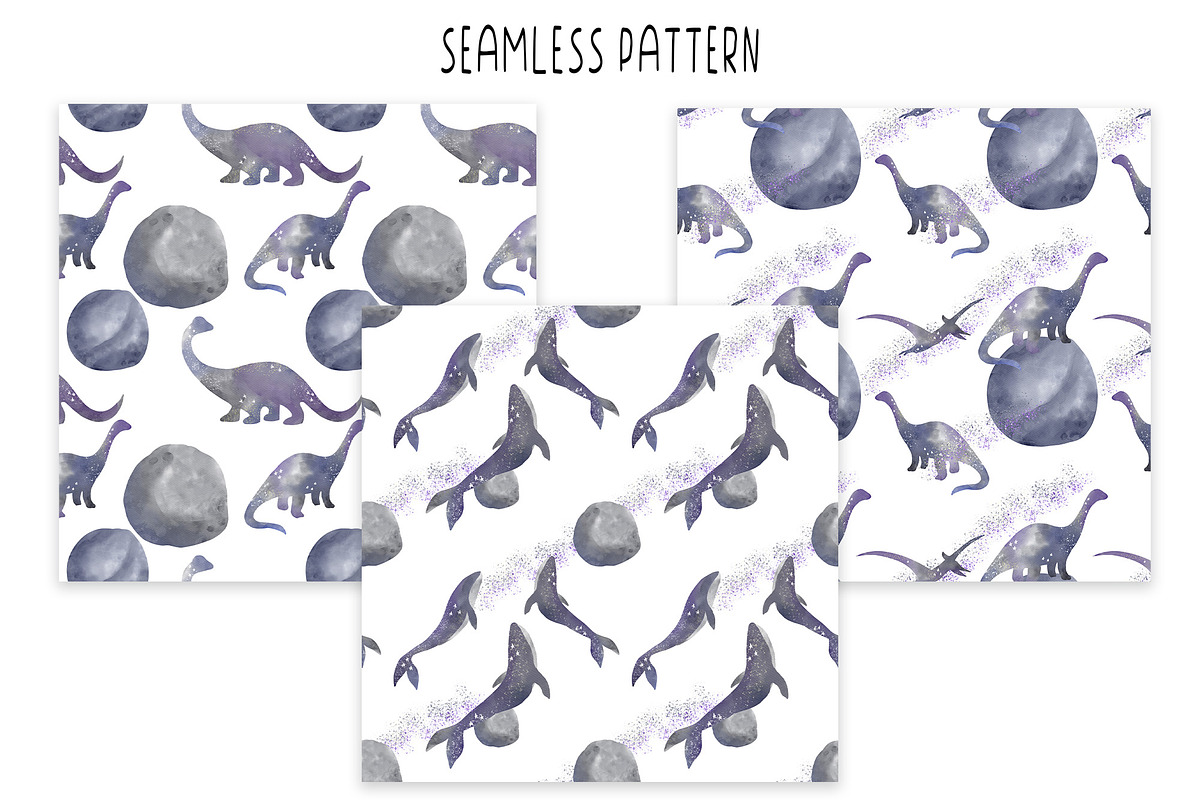 Watercolor space dreams clipart PNG, an Animal Illustration by SleptArt (Photo 4 of 5)