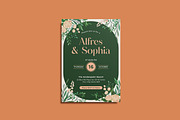 Rosian Wedding Invitation Template, an Invitation Template by iDoodle Studio (Thumbnail 3 of 4)
