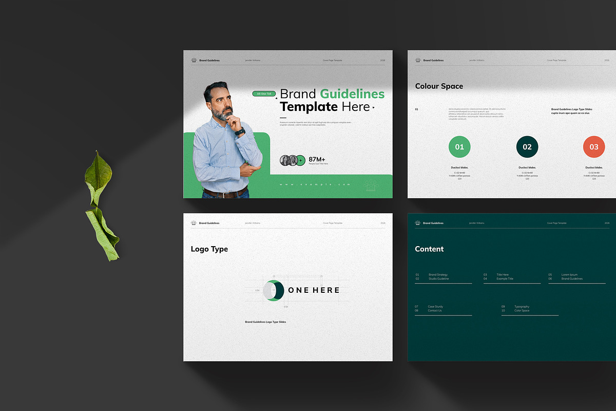 Brand Guidelines Template, a Brochure Template by metastudio38 (Photo 3 of 8)