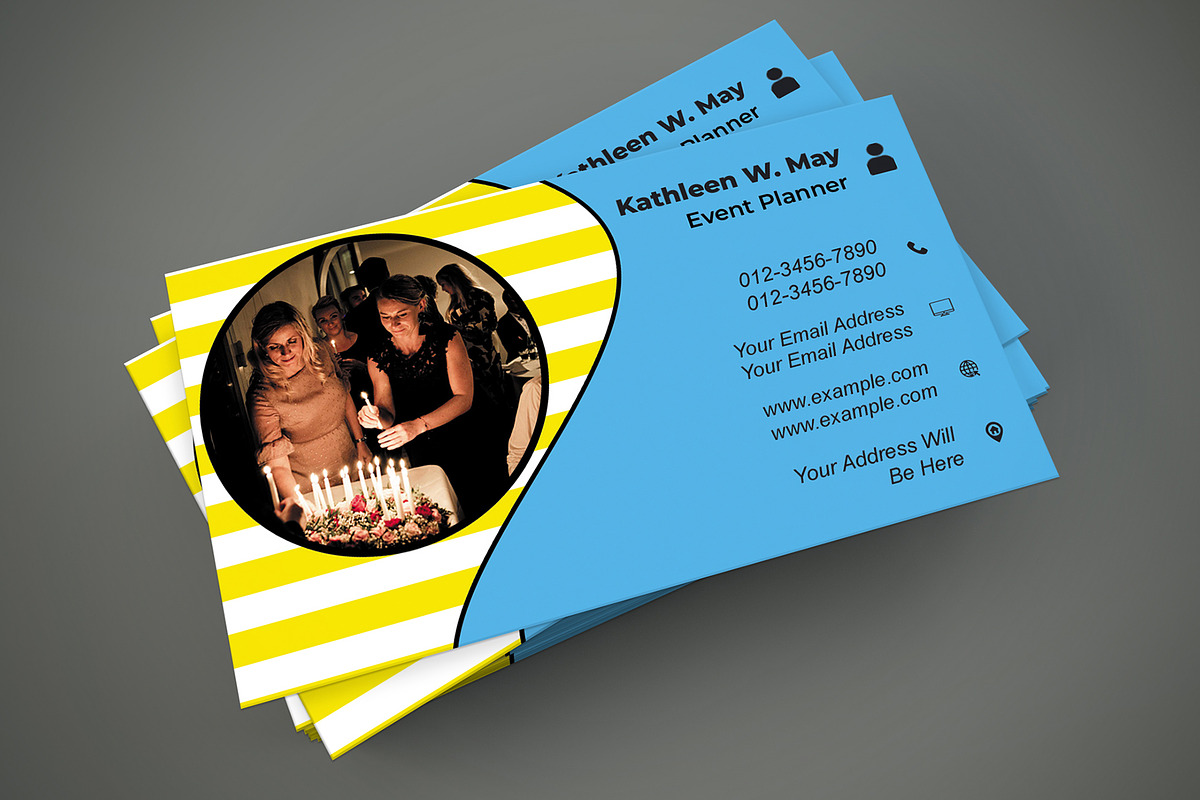 Event Planner Business Card preview 3