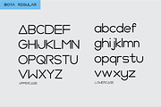 BOYA (Rounded Font ), a Sans Serif Font by Akdesain (Thumbnail 5 of 8)