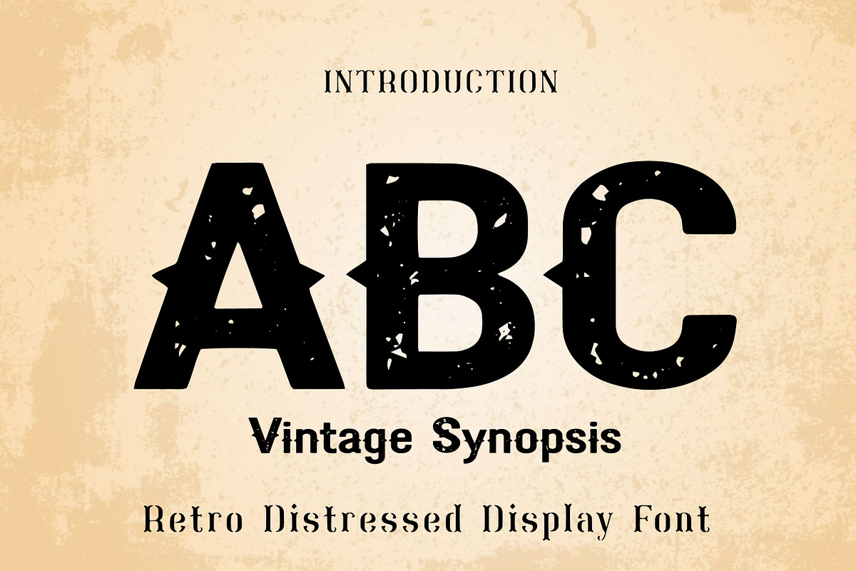 Vintage Synopsis, a Slab Serif Font by Wow Magic (Photo 2 of 3)