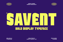 CS Savent – Bold Sans Serif