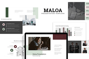 Maloa : Pitch Deck Keynote