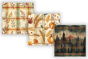 Elegant Plaid Harvest Pattern, a Pattern Graphic by FloridPrintables (Thumbnail 3 of 8)