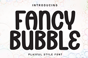 Fancy Bubble | Script Font, a Script Font by Scratchones (Thumbnail 1 of 8)