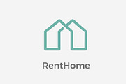 Real estate house minimal logo, a Branding & Logo Template by Nues Design (Thumbnail 3 of 3)