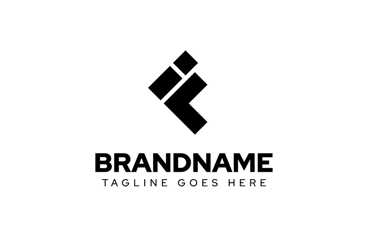 Letters IF Monogram Logo, a Branding & Logo Template by Pray Art Design Studio