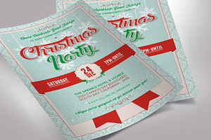 Christmas Party Flyer Word V1