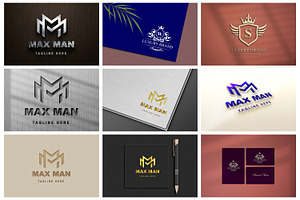 Logo Mockup Bundle, a Packaging Mockup by Digital Studio