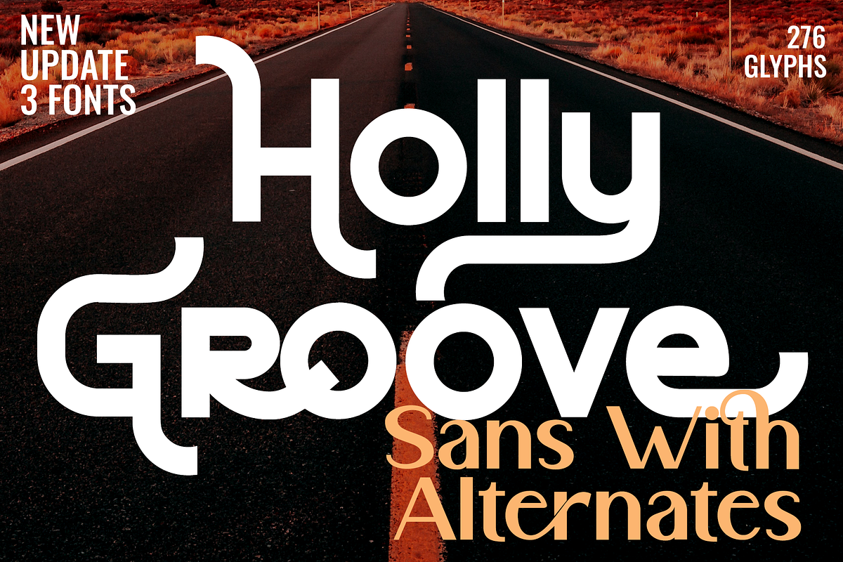 Holly Groove - Sans With Swash, a Sans Serif Font by BearyType Studio (Photo 2 of 15)