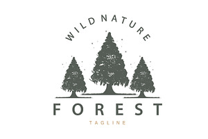 Forest Logo Jungle Adventure Simple, a Branding & Logo Template by Maylianaw28