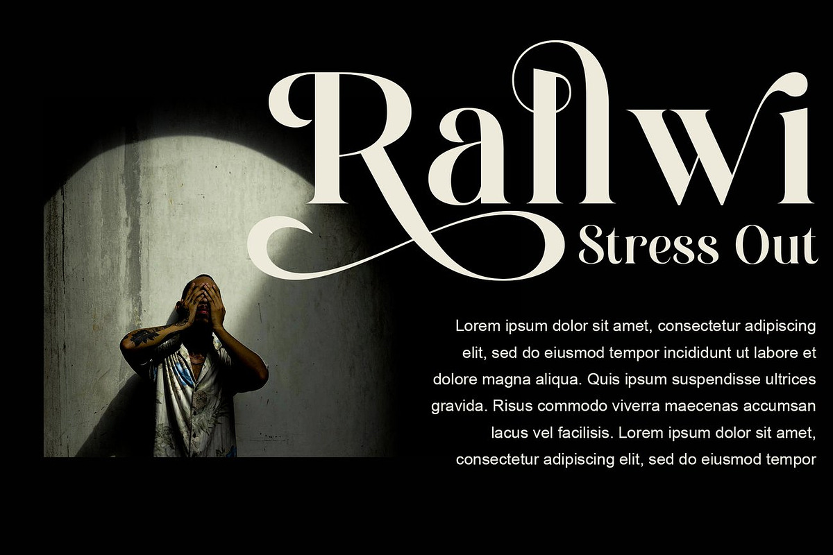 Quning - Elegant Serif Font, a Serif Font by Luna Shop (Photo 4 of 9)