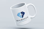 Diamond Fly Travel Logo, a Branding & Logo Template by Design_Planet (Thumbnail 4 of 5)