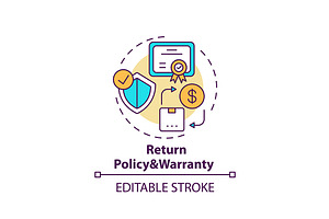 Returning Policy And Warranty Icon