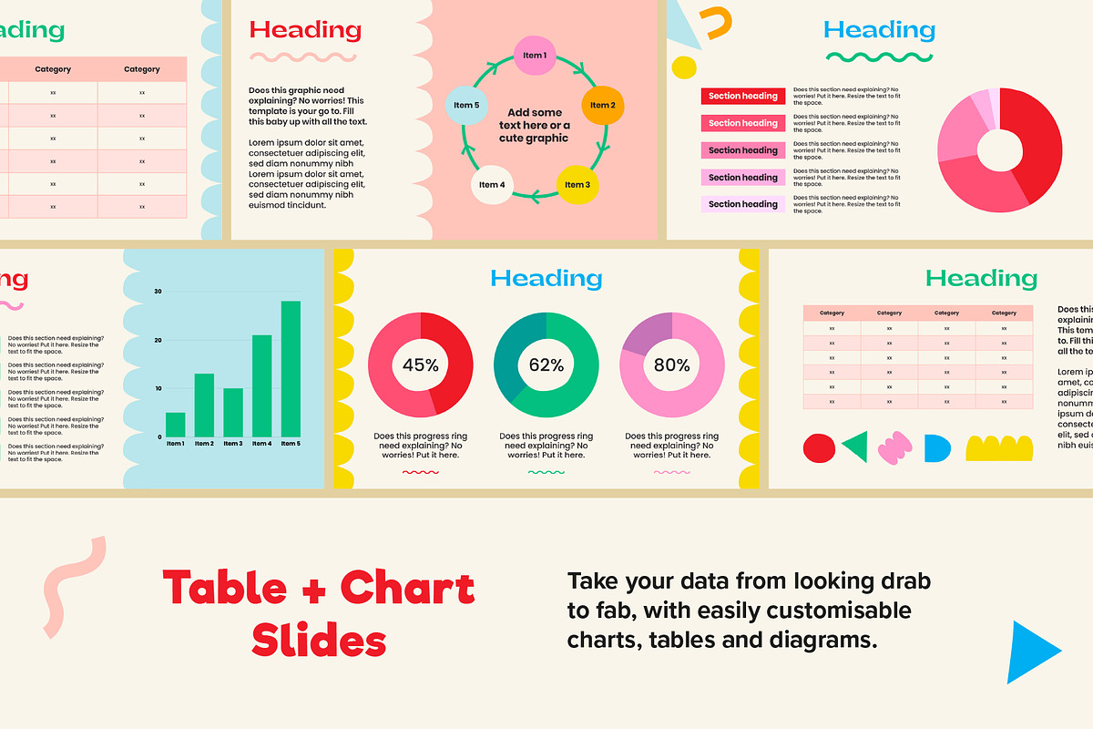 Poppin' Shapes Presentation CANVA, a Presentation Template by Sweet Stash (Photo 6 of 11)
