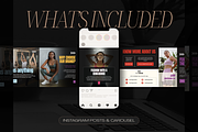 Fitness Instagram Posts, a Social Media Template by Creatif Foundry (Thumbnail 3 of 8)