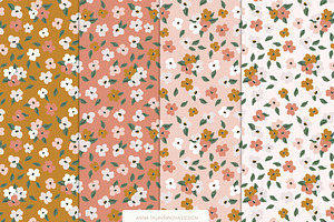 Pretty Spring Seamless Pattern