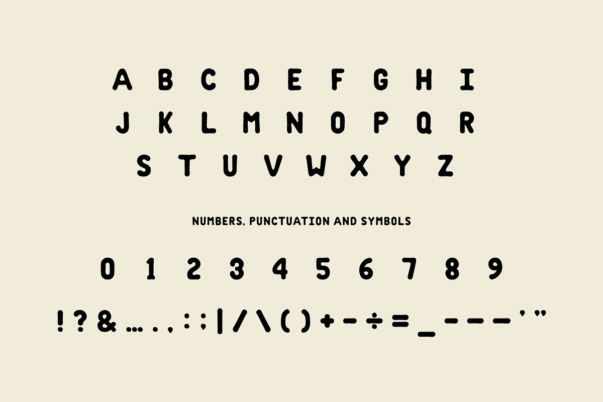 BALLOOO — Bold Balloon Display Font, a Font by AlexeyYa (Photo 6 of 7)