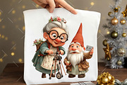 Quirky Grandma Clipart, an Illustration by OK Design (Thumbnail 6 of 6)