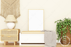 Art Print Mockup Interior