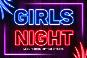 Neon Photoshop Action, an Action Add-On by DESIGNAVO