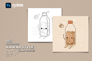 Photoshop Sketch Kawaii Stamp Brush