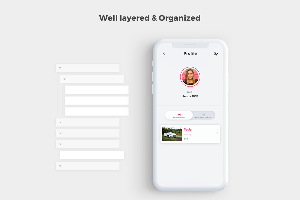 Marenta Car Rent App UI Kit, an UI Kit Template by uicube (Photo 3 of 4)