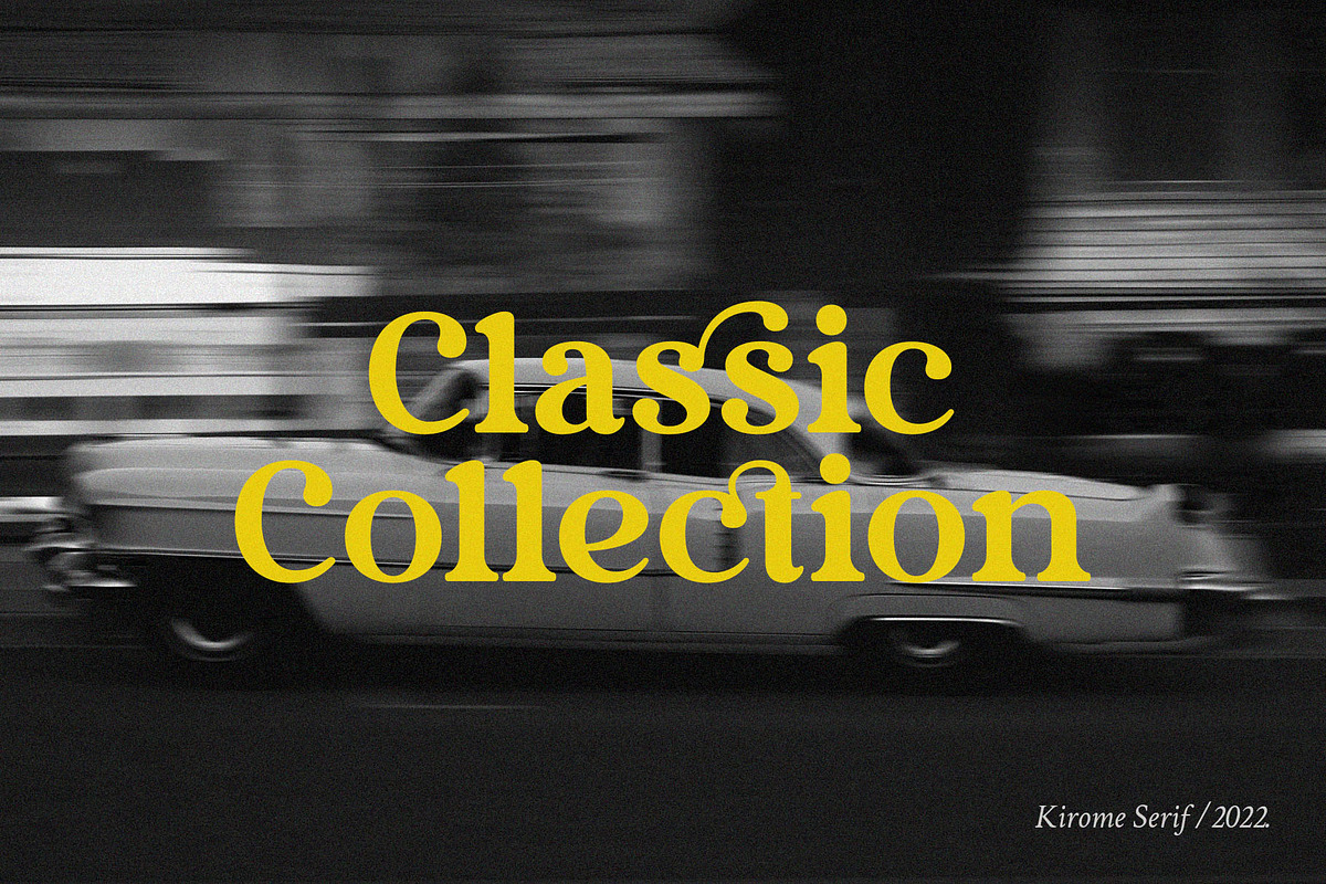 Kirome – Modern & Beauty Serif, a Serif Font by BrandSemut (Photo 7 of 12)