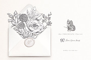 Floral Procreate Brushes and Stamps, a Brush Add-On by Sophia J Caldwell (Thumbnail 4 of 18)