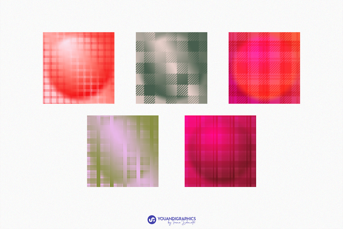 Plaid Gradient Backgrounds, a Background Graphic by Youandigraphics (Photo 13 of 14)