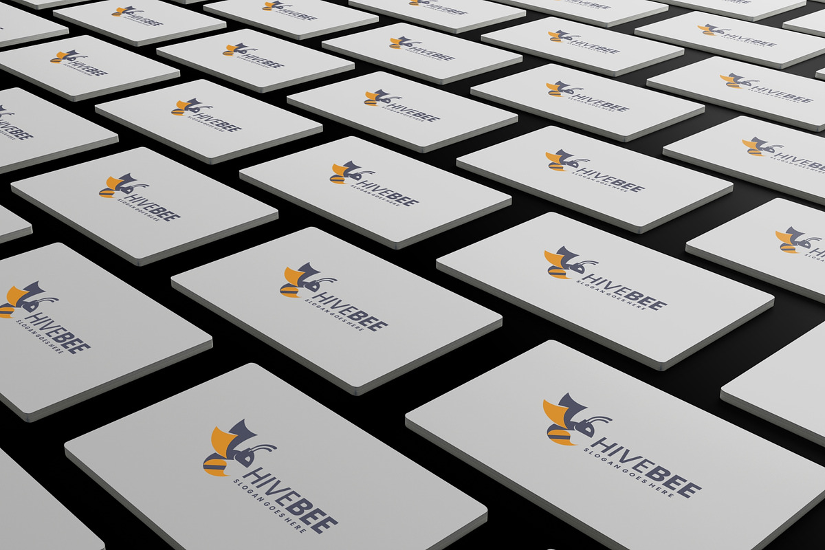 Monochrome Modern Bee Logo Design, a Branding & Logo Template by Artnivora.Std (Photo 4 of 4)