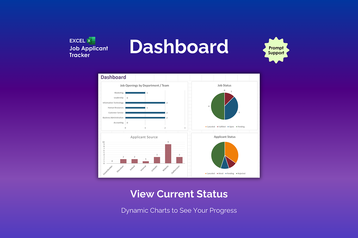 Job Applicant Tracker - Excel preview 5
