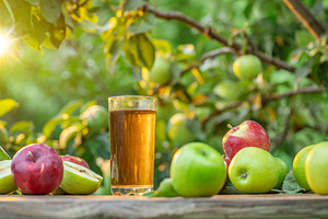 Fresh apple juice and organic apples, a Food & Drink Photo by Volff