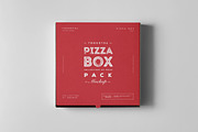 27 Pizza Box Mock-up, a Packaging Mockup by Yogurt86 (Thumbnail 5 of 7)