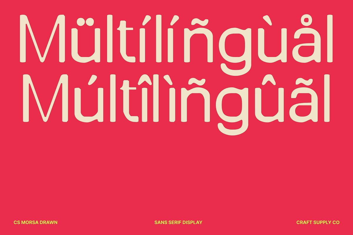 CS Morsa Drawn, a Sans Serif Font by Craft Supply Co. (Photo 5 of 8)